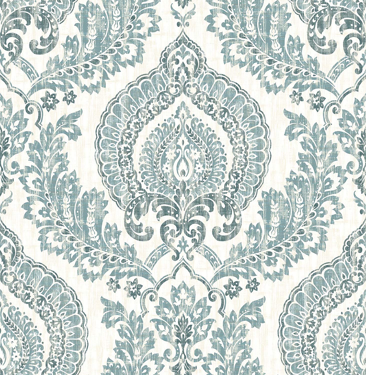 Peel And Stick Wallpaper Damask - HD Wallpaper 