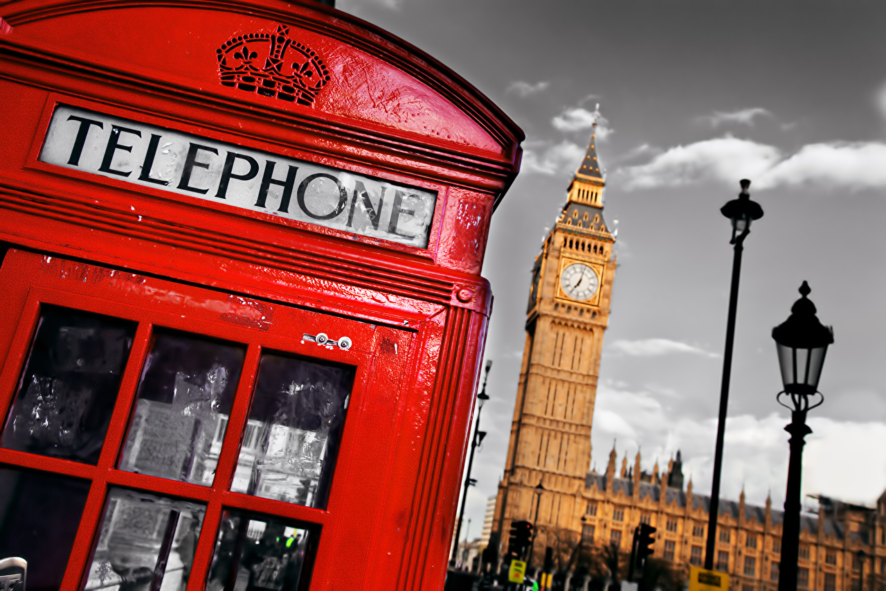 Uk Red Phone Box - HD Wallpaper 
