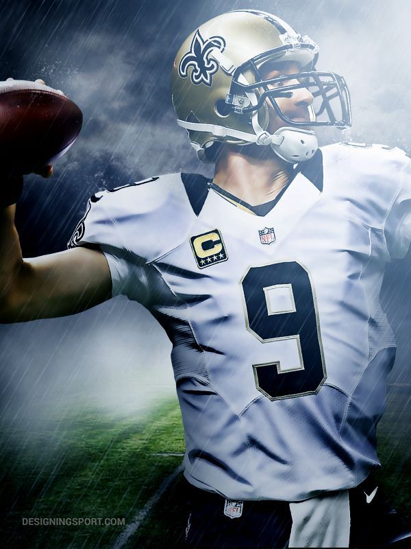 Drew Brees Iphone Wallpaper The Best Of Drew Brees - American Football Passing The Ball - HD Wallpaper 