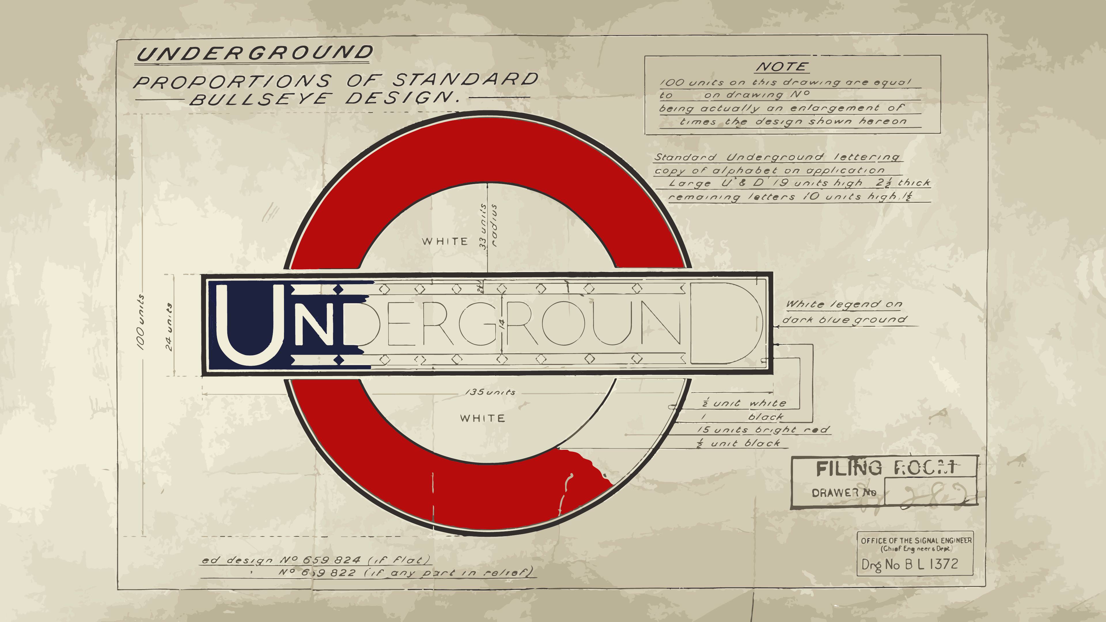 Old London Underground Posters - HD Wallpaper 