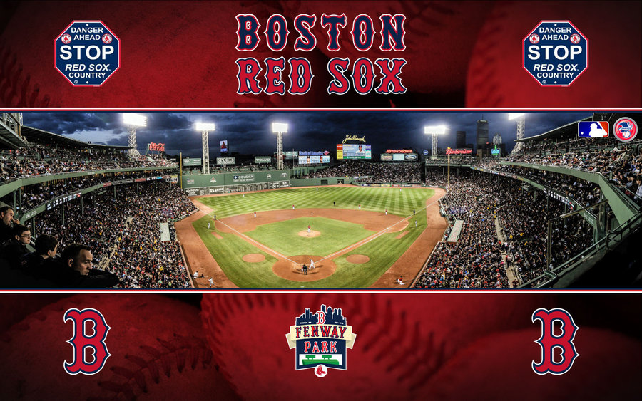 Fenway Park Wallpaper Desktop - Boston Red Sox Fenway Park Background - HD Wallpaper 
