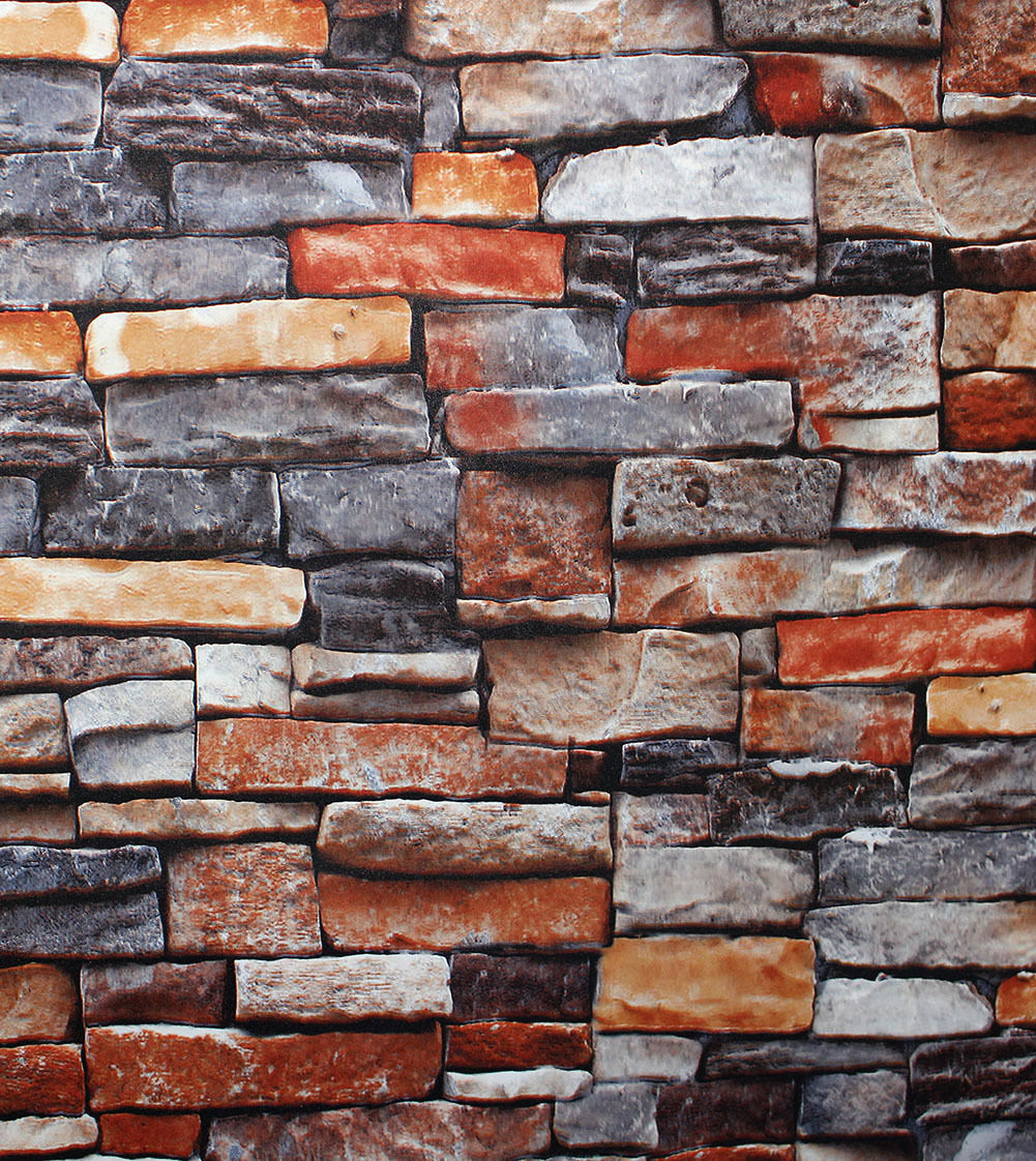 Orange Brick - HD Wallpaper 