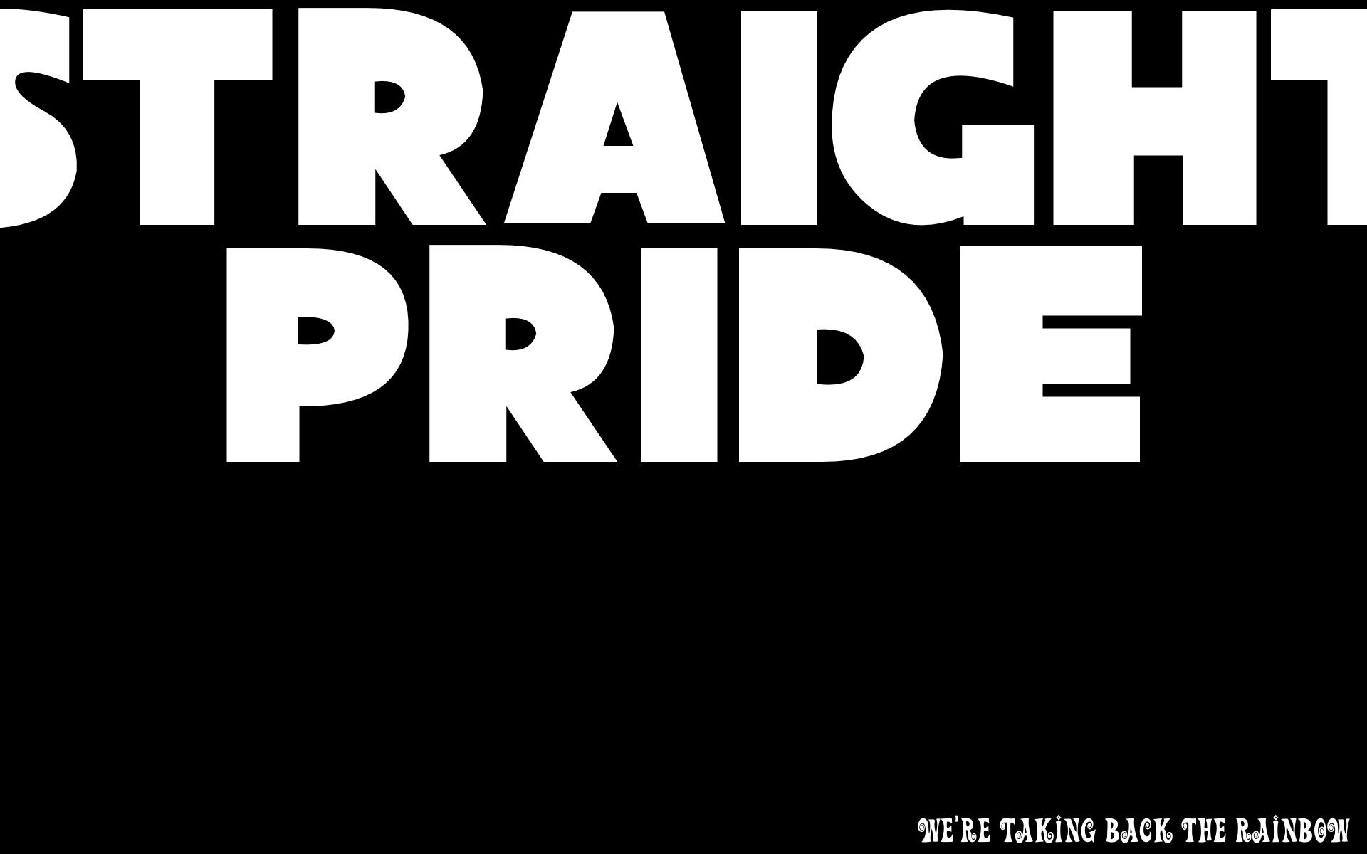 Straight Pride Black & White Christian Wallpaper Free - HD Wallpaper 