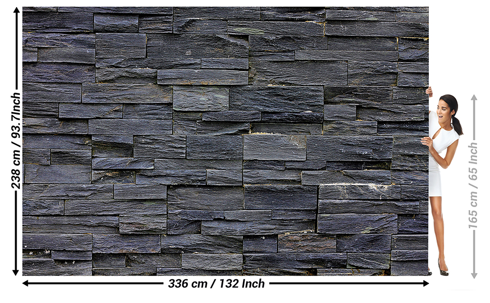 Modern Dark Interior Stone Wall - HD Wallpaper 