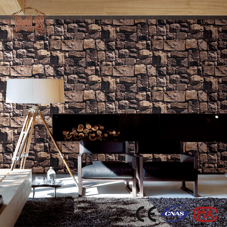 Msyd Pvc Wallpaper 3d Stone Effect Better Selling Wallcoverings - Wallpaper - HD Wallpaper 