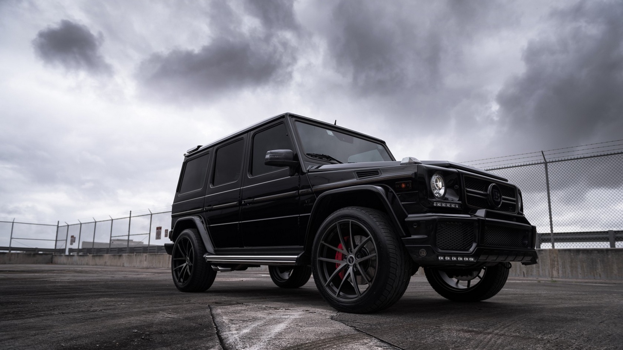 Wallpaper Mercedes, Gelandewagen, G63, Brabus, Black, - Mercedes Brabus - HD Wallpaper 