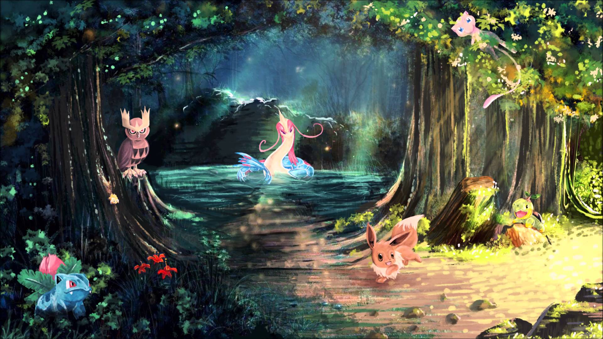Amazing Hd Enchanted Forest - Pixelmon Ost - HD Wallpaper 