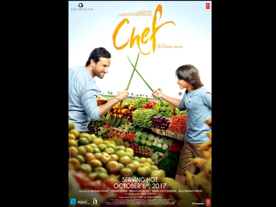 Chef Chef Hindi Movie Wallpaper Chef Hd Movie Wallpapers - Saif Ali Khan Chef Movie Poster - HD Wallpaper 
