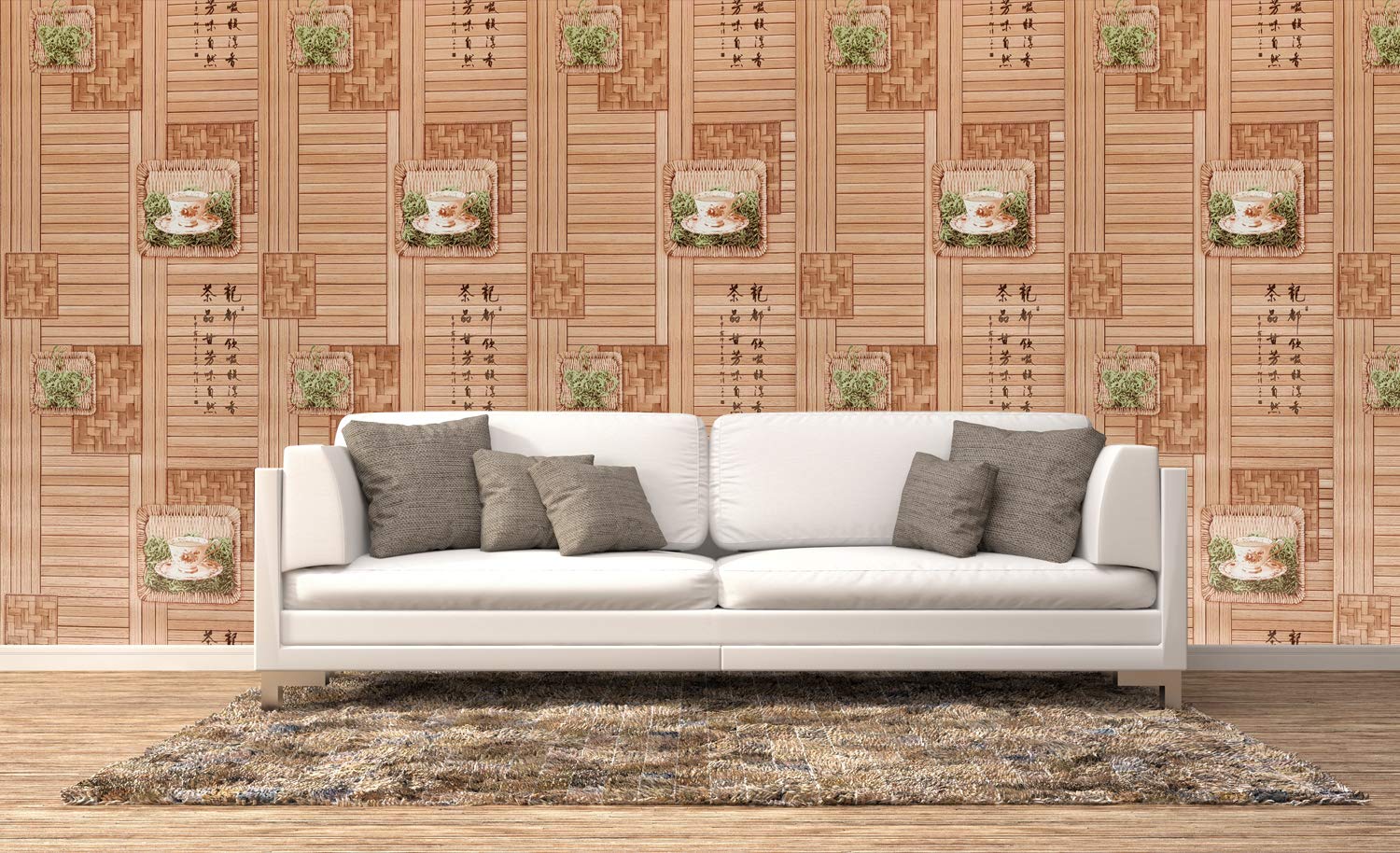 Konark Designer Wallpapers 3d Pattern Decorative Vinyl - Wall Decal - HD Wallpaper 