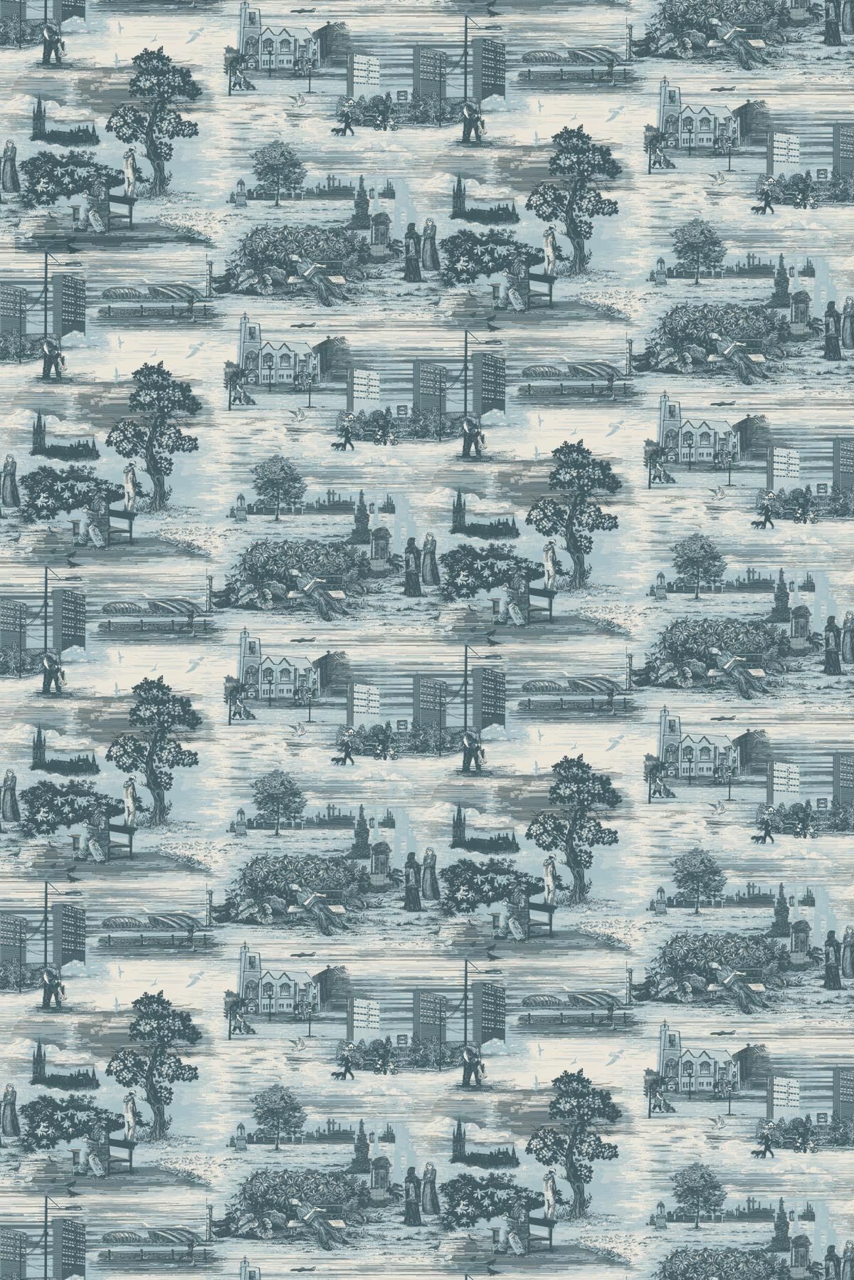 Timorous Beasties Glasgow Toile - HD Wallpaper 