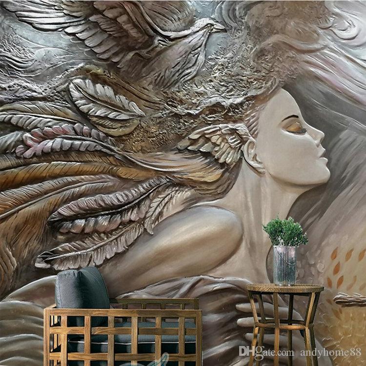 Artistic Wall Relief Mural - HD Wallpaper 
