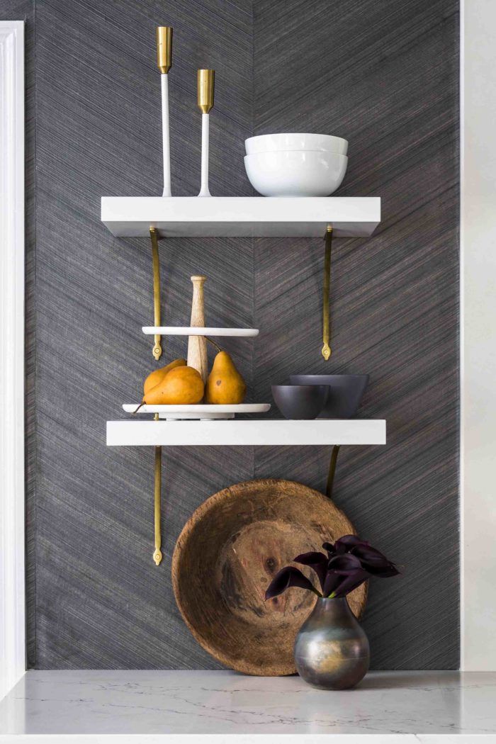 Schumacher Combed Chevron Wallcovering - HD Wallpaper 