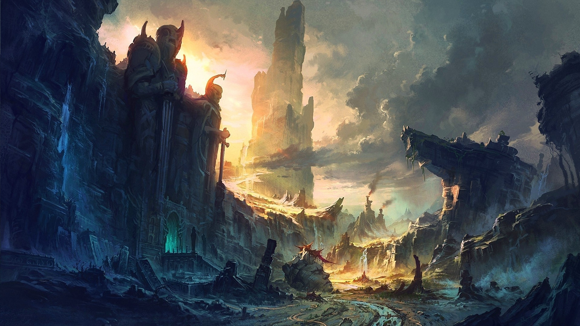 Download Hd Wallpapers Of 52674 Fantasy Art - Summoner's Rift Fan Art - HD Wallpaper 
