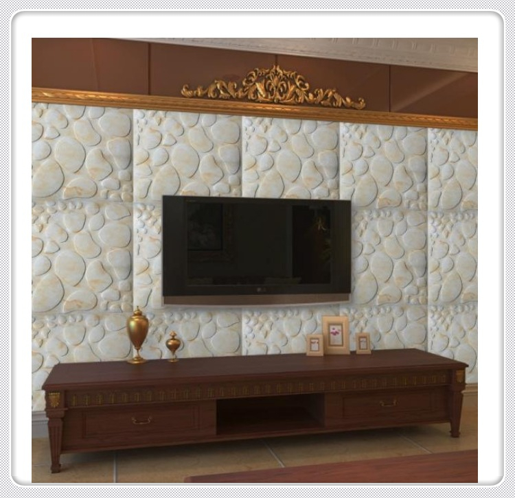 Pe Brick Wall Board Decorative Scottish Thistle Wallpaper - Living Room - HD Wallpaper 