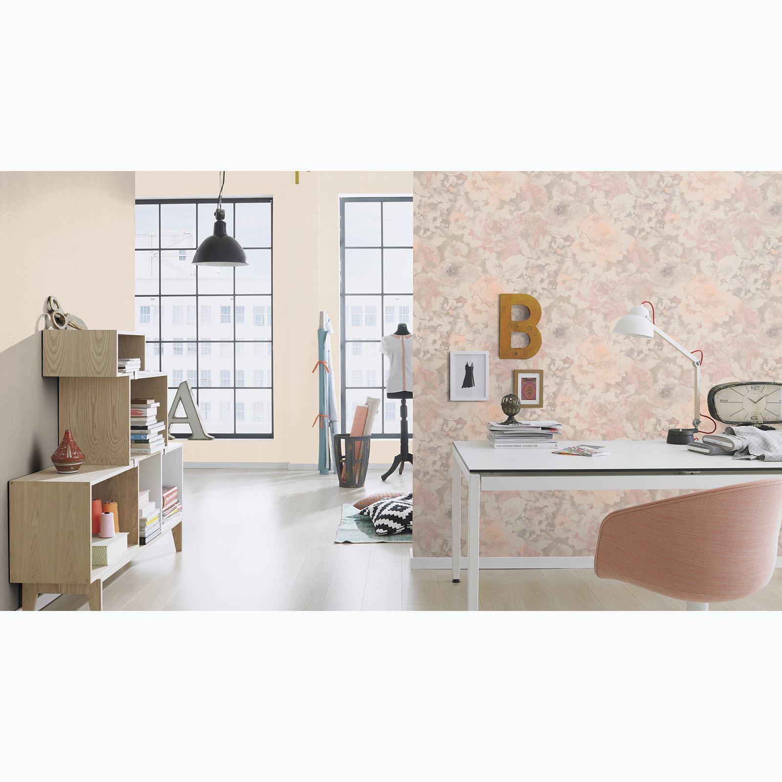 Rasch Wallpaper Florentine Pink - HD Wallpaper 