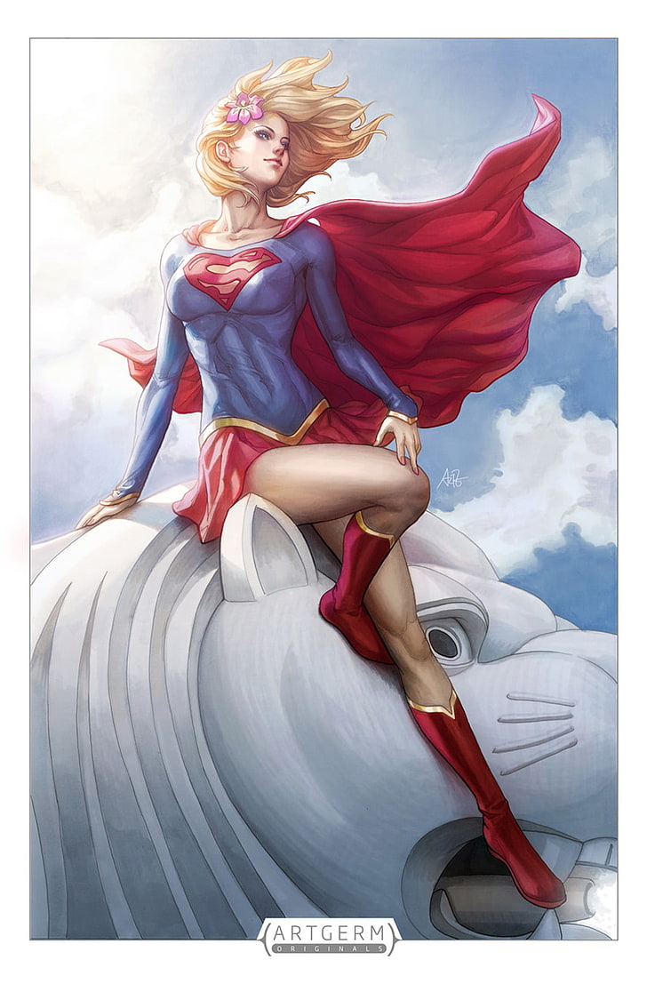 Supergirl Artgerm Stanley Lau - HD Wallpaper 