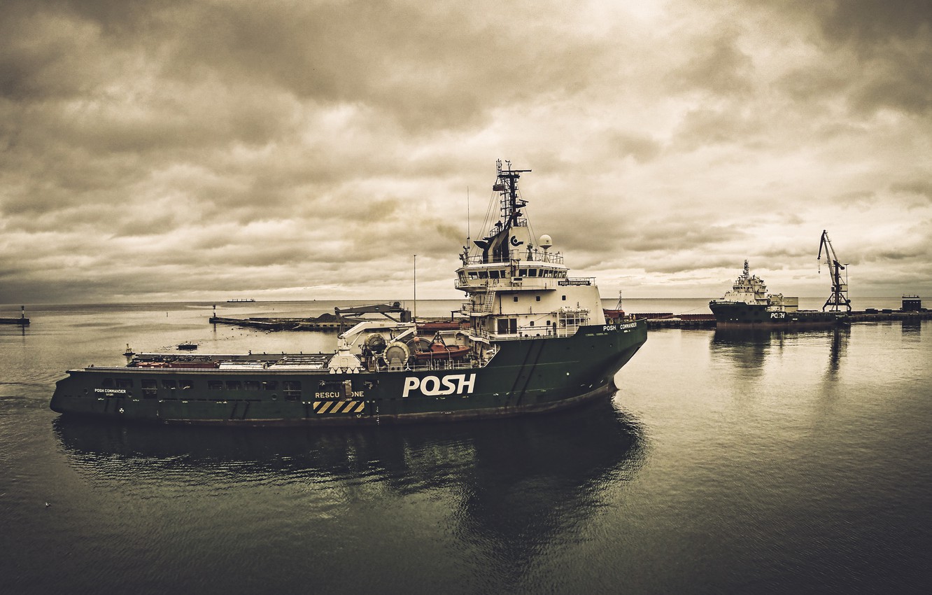 Photo Wallpaper The Ship, Ship, Posh, Oilandgas, Supplyvessel, - Tugboat - HD Wallpaper 