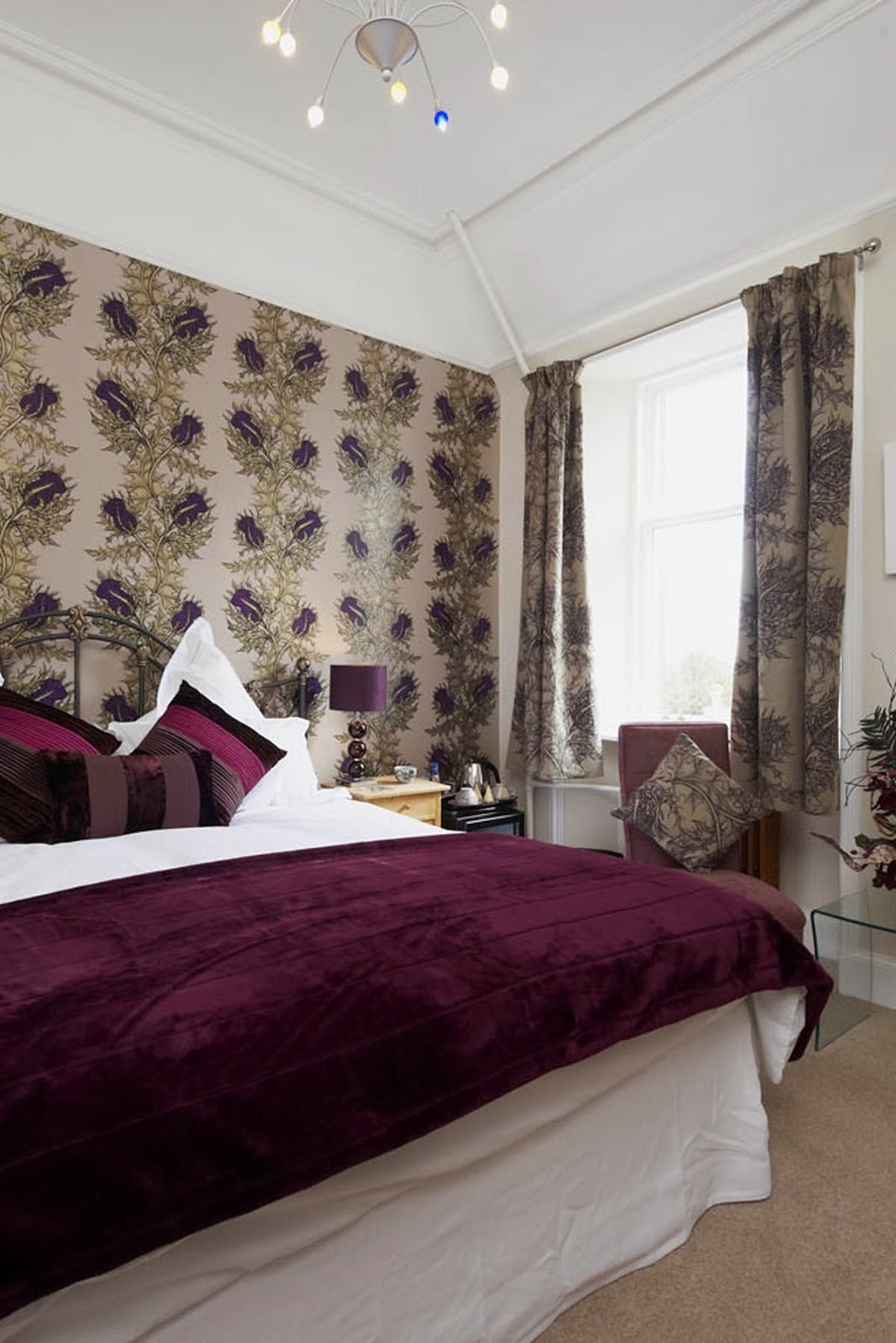 Grand Thistle Wallpaper Timorous Beasties - HD Wallpaper 