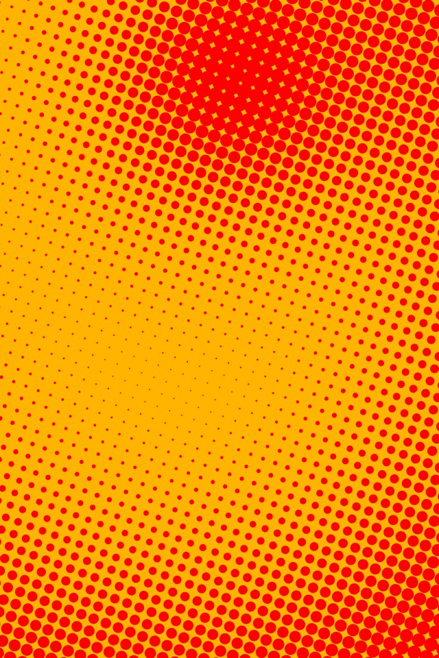 Sunburst Pop Dots Iphone 4s Wallpaper - Comic Book Paper Background - HD Wallpaper 