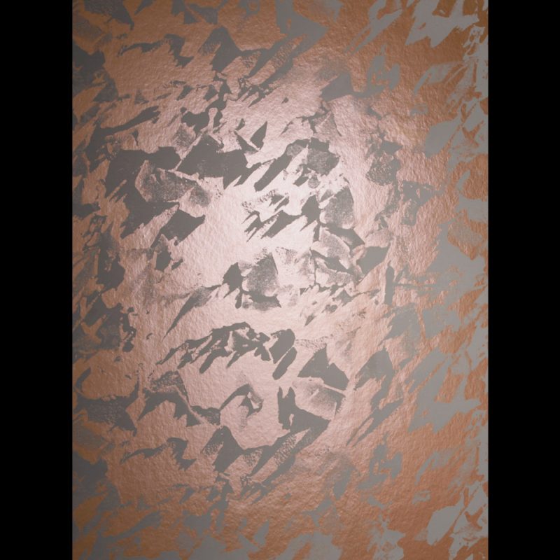 Desert Copper Rose Battleship Grey Wallpaper - Erica Wakerly - HD Wallpaper 