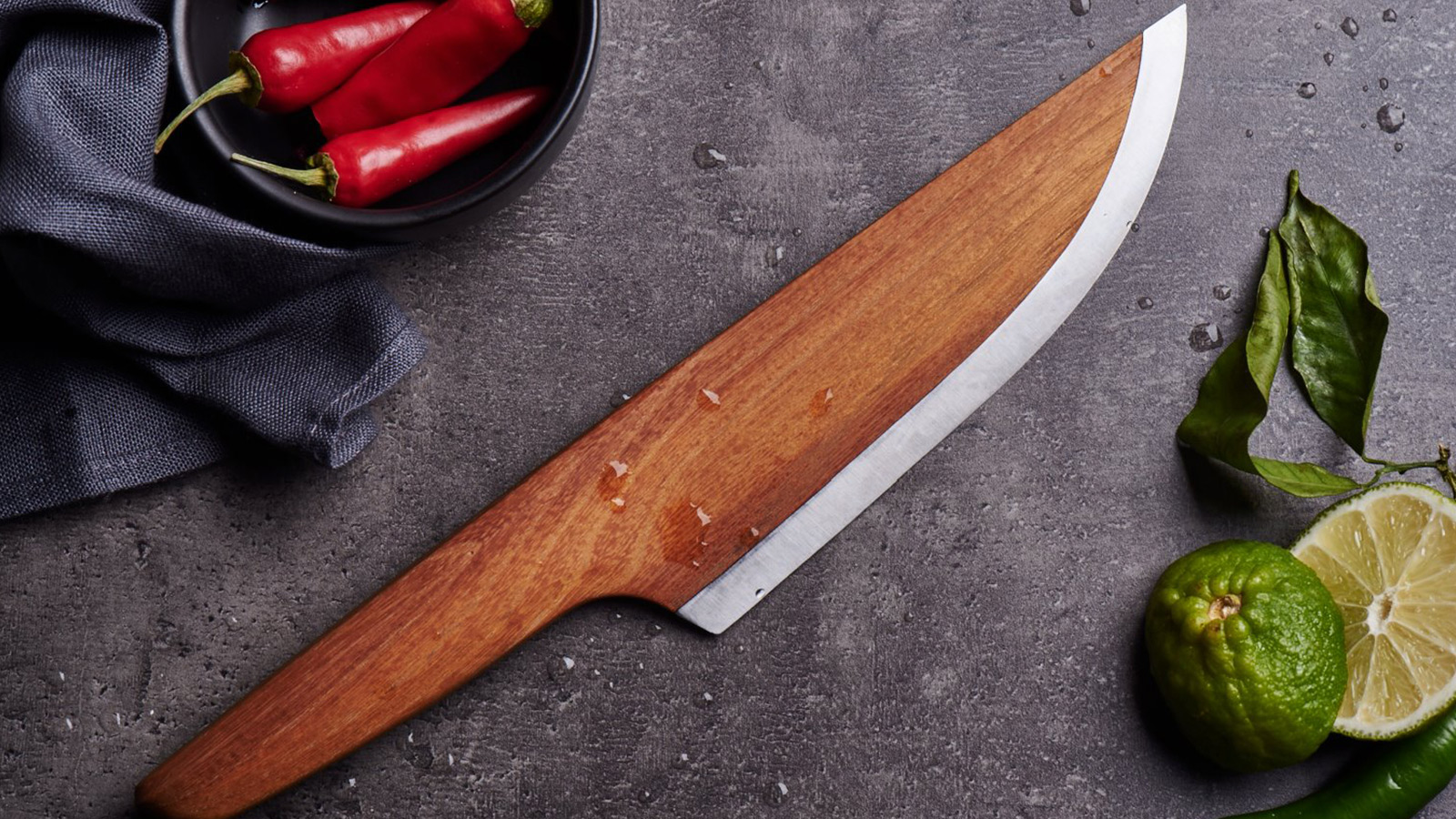 Chef Wallpapers - Skid Wooden Chef Knife - HD Wallpaper 