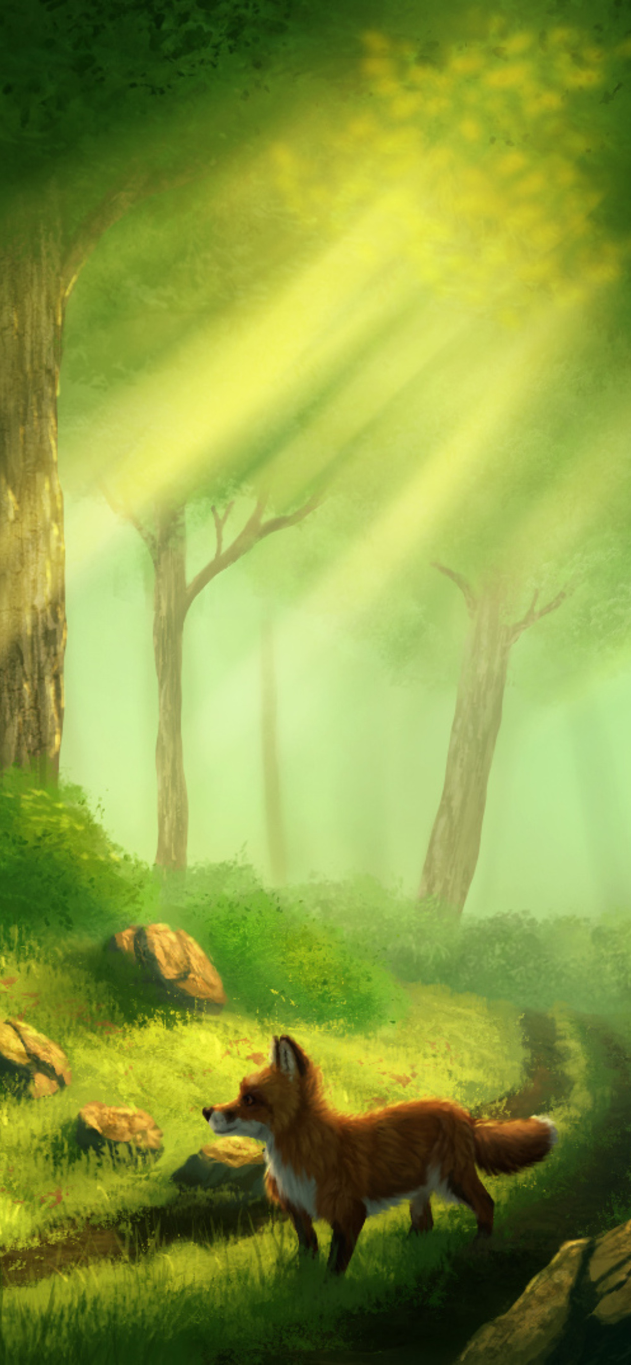 Pixel Forest Digital Art - HD Wallpaper 