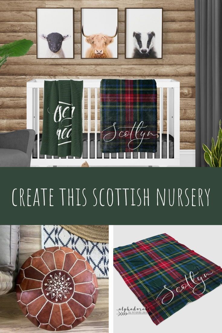 Scottish Themed Baby Nursery - HD Wallpaper 