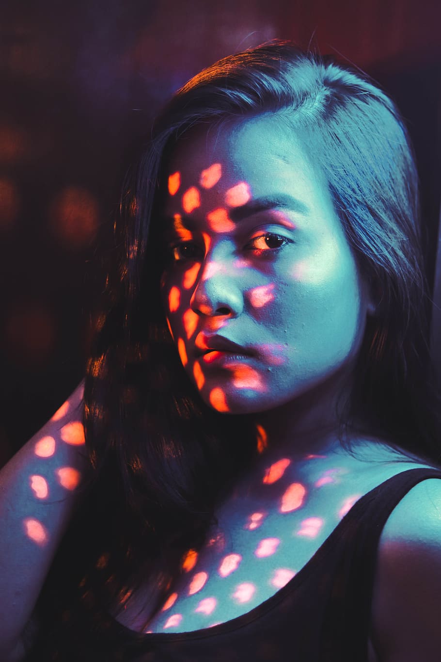 Tumblr, Photography, Orange, Teal, Portrait, Light, - Girl - HD Wallpaper 