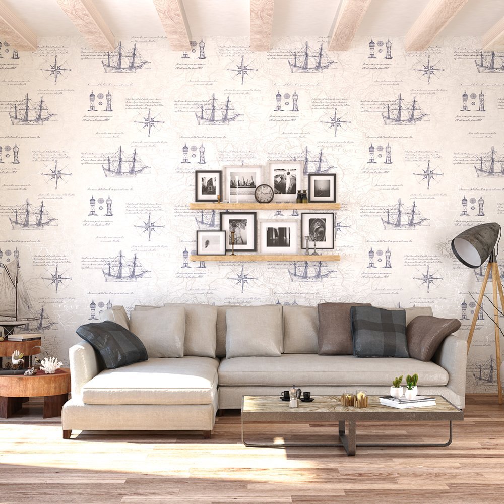 Vintage Nautical Atlas Map Wallpaper - Tapety 42110 30 - HD Wallpaper 