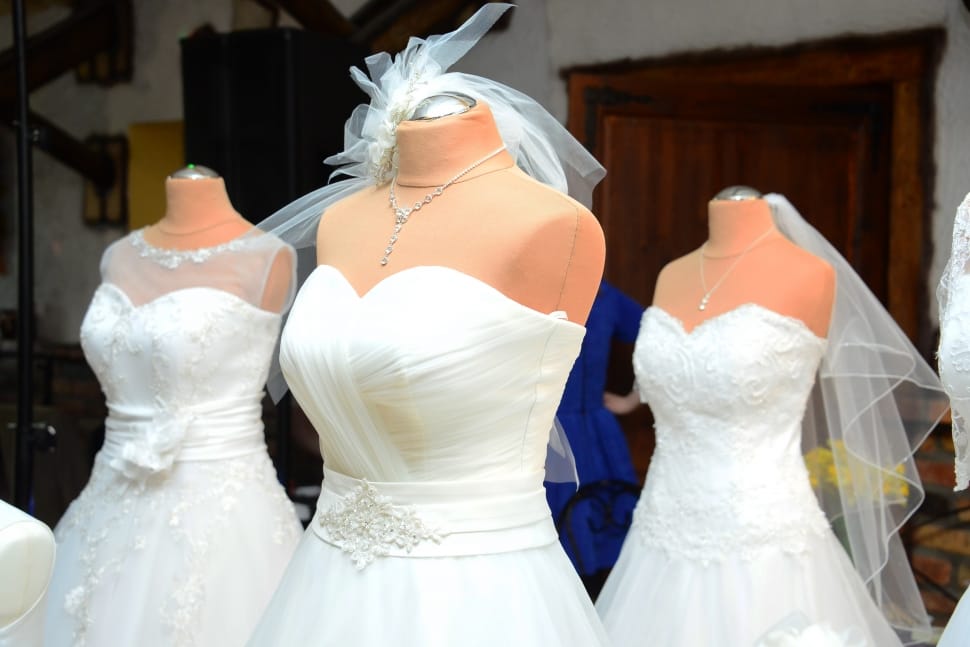 Wedding Dress, Bride, Wedding, Para, Mannequin, Wedding - Wedding Dresses On A Mannequin Hd - HD Wallpaper 