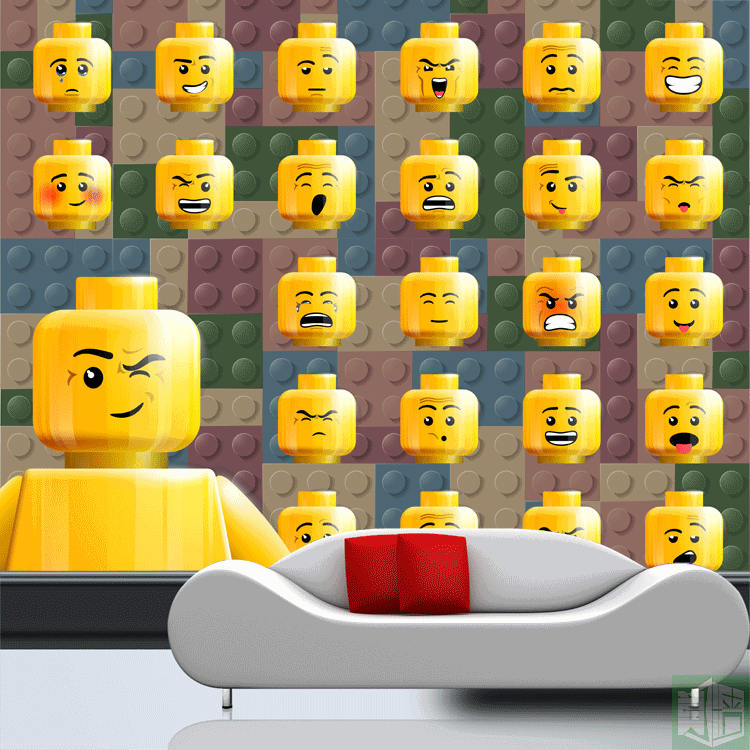 Lego Wallpaper For Bedroom - HD Wallpaper 