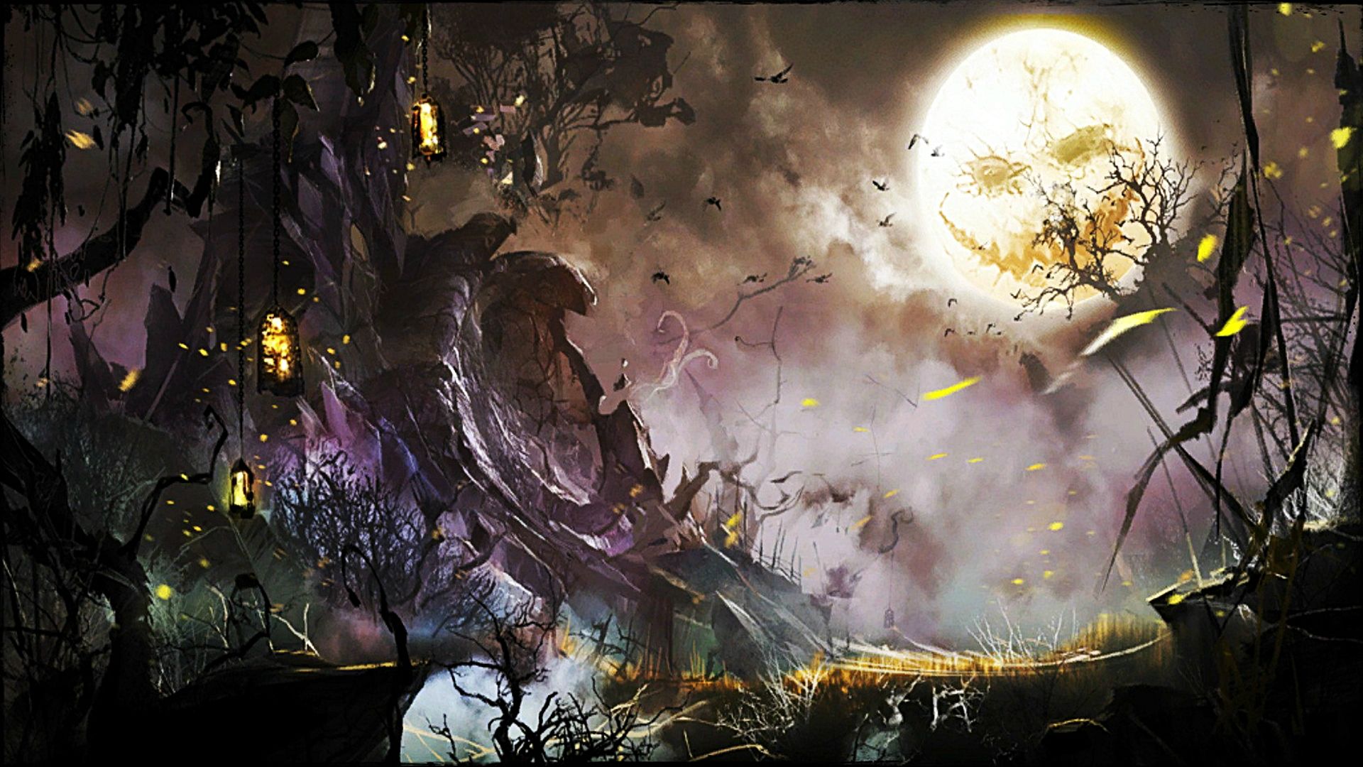 Guild Wars 2 Halloween - HD Wallpaper 