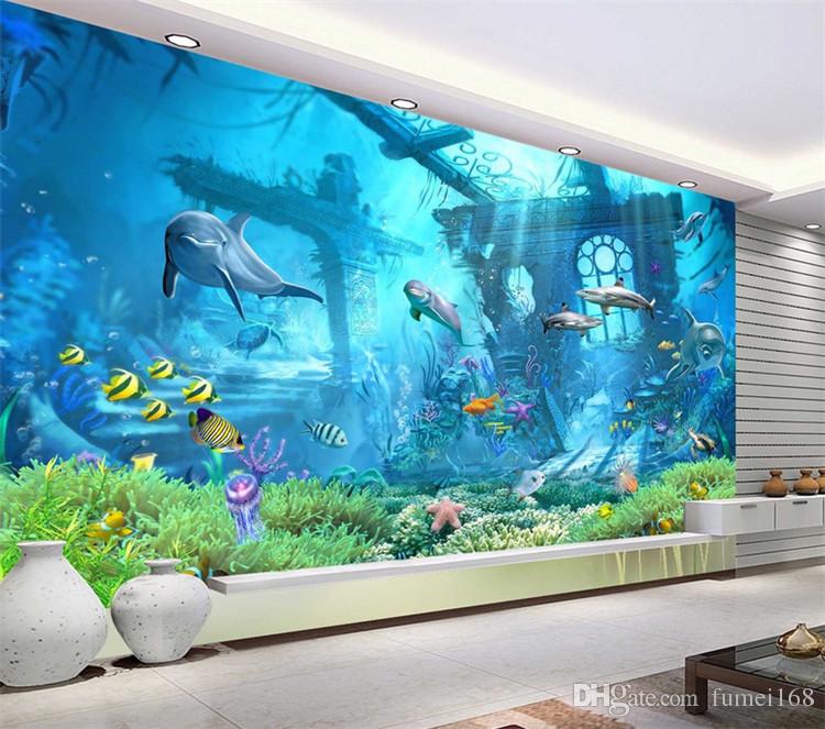 Underwater Murals - HD Wallpaper 