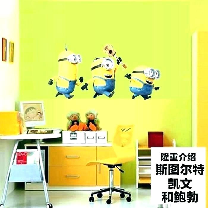 Minion Bedroom Decorating Ideas Despicable Me Decor - Extra Large Spiderman Wall Stickers - HD Wallpaper 