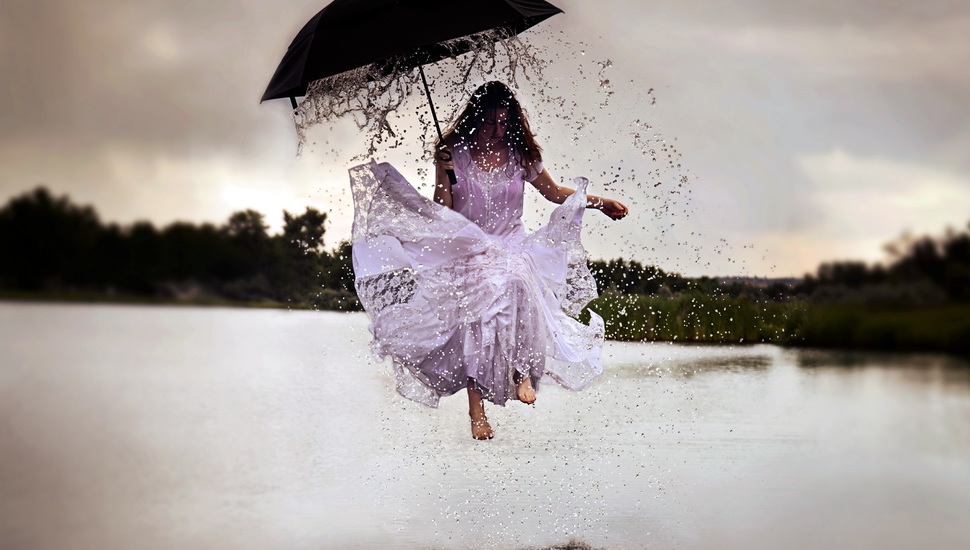 Surrealism, Rainy Day, Fine Art Photography, Dream, - Photography Rain Desktop Backgrounds - HD Wallpaper 