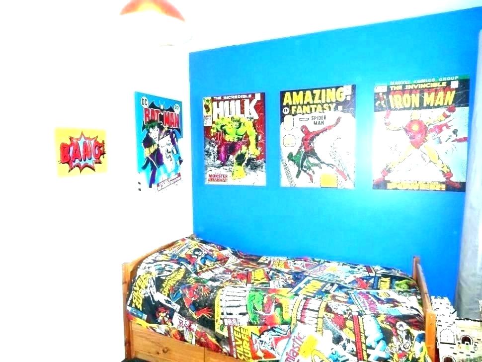 Marvel Room Avengers Wallpaper Boys Bedroom Ideas Chic - Marvel Comic Bedrooms - HD Wallpaper 
