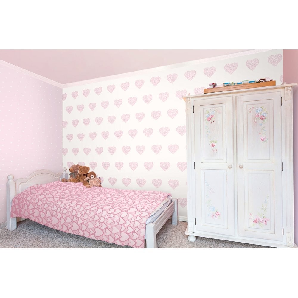 Heart Wallpaper For Bedroom - HD Wallpaper 