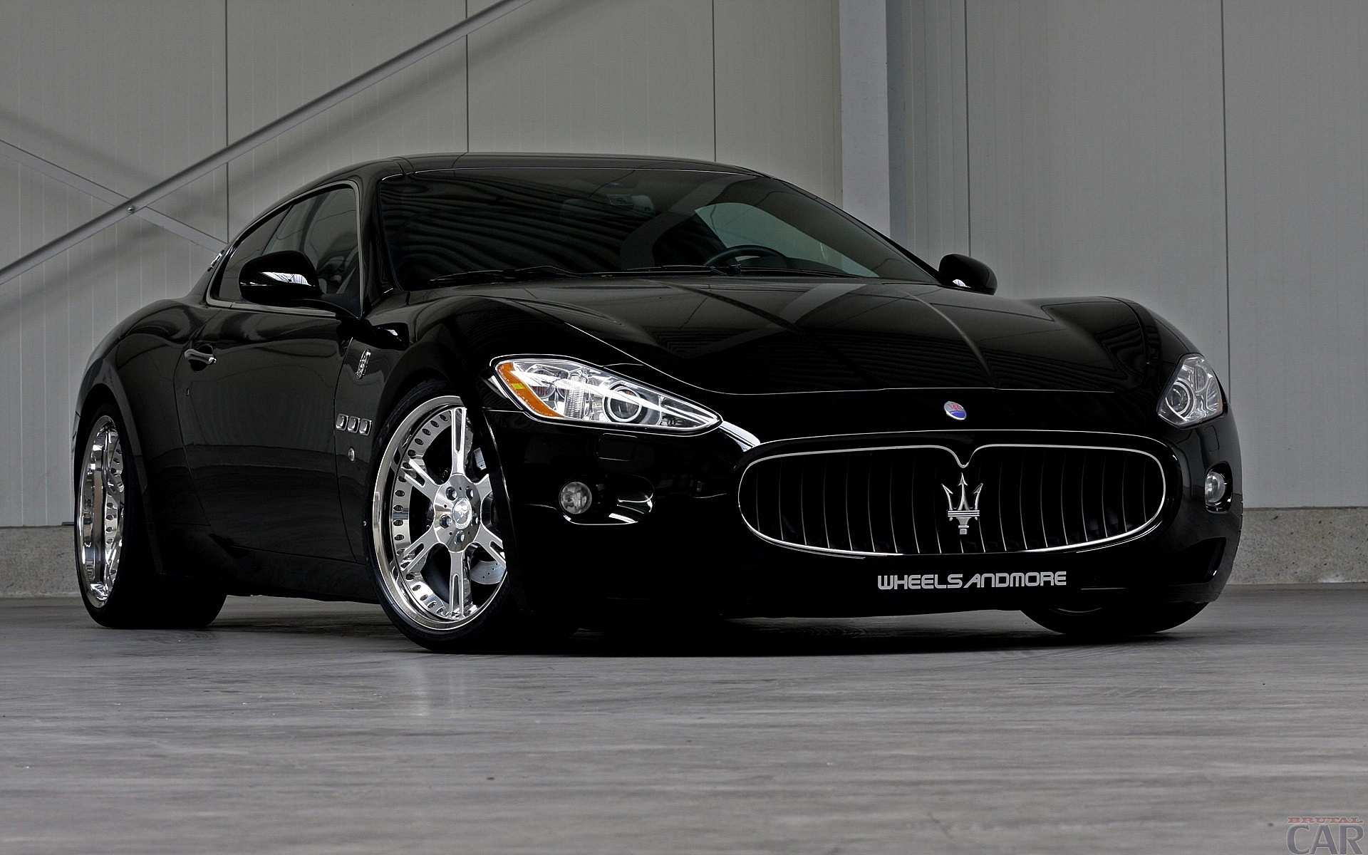 Beautiful Wallpaper Cars - 2010 Maserati Granturismo Black - HD Wallpaper 