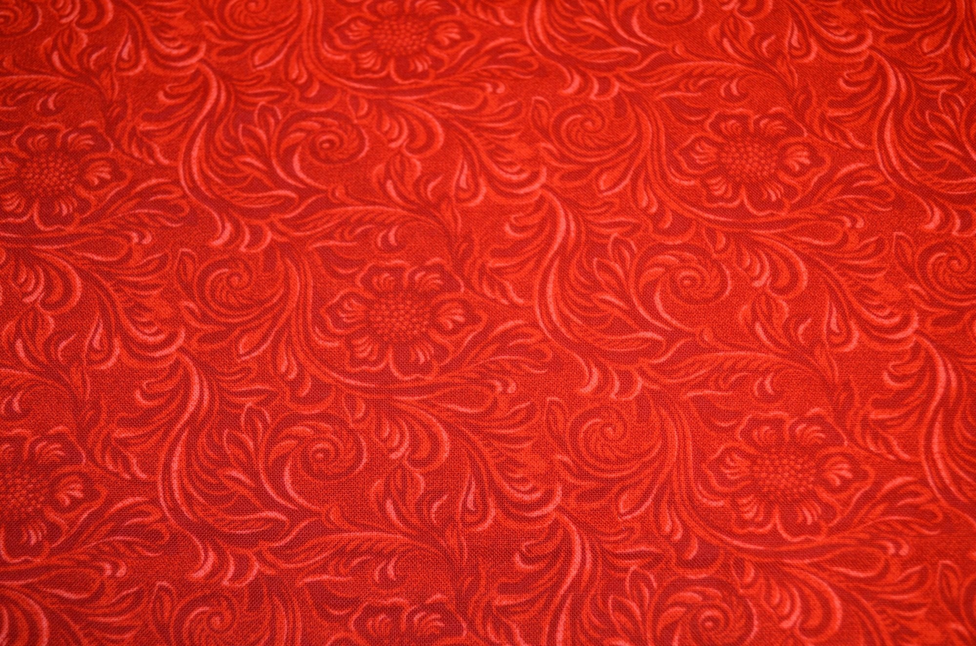 Moda Western Basics Tooled Leather Red 11216 22 
 Data - Wallpaper - HD Wallpaper 