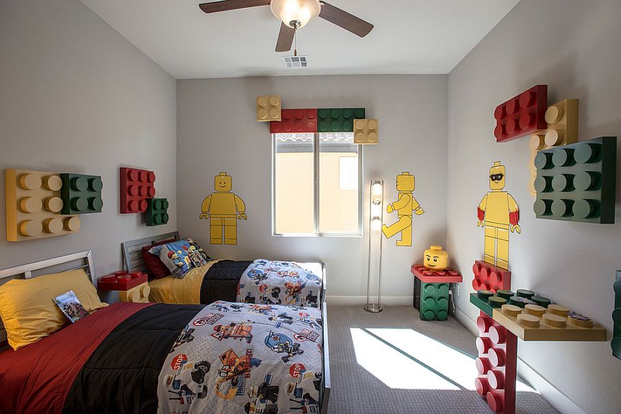 Lego Bedroom Wallpaper - Lego Themed Room - HD Wallpaper 