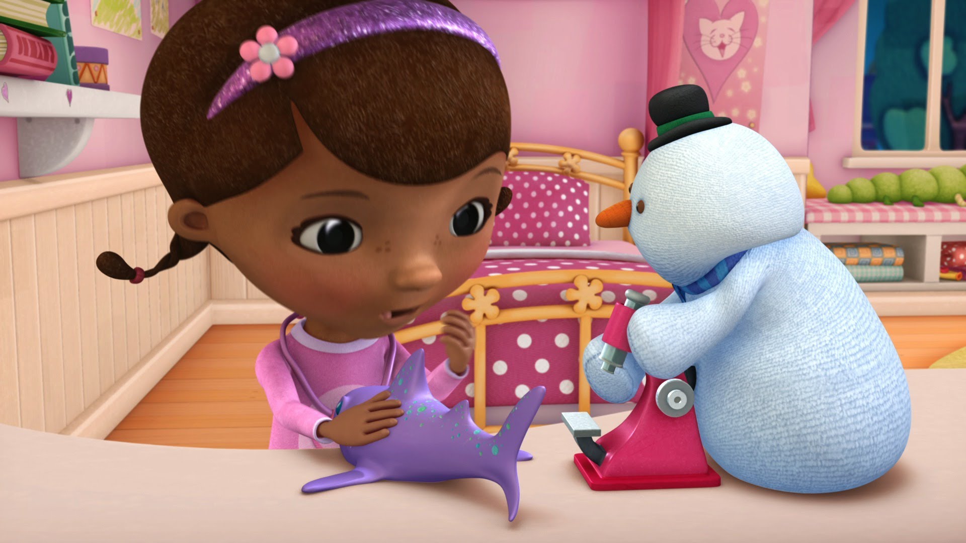 Thumb Image - Doc Mcstuffins Hallie Happy Birthday - HD Wallpaper 