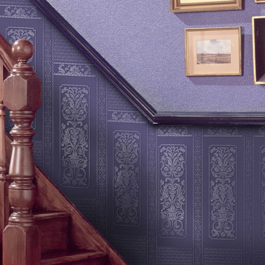 Showing Painted And Running Upstairs - Anaglypta Dado Panels - HD Wallpaper 