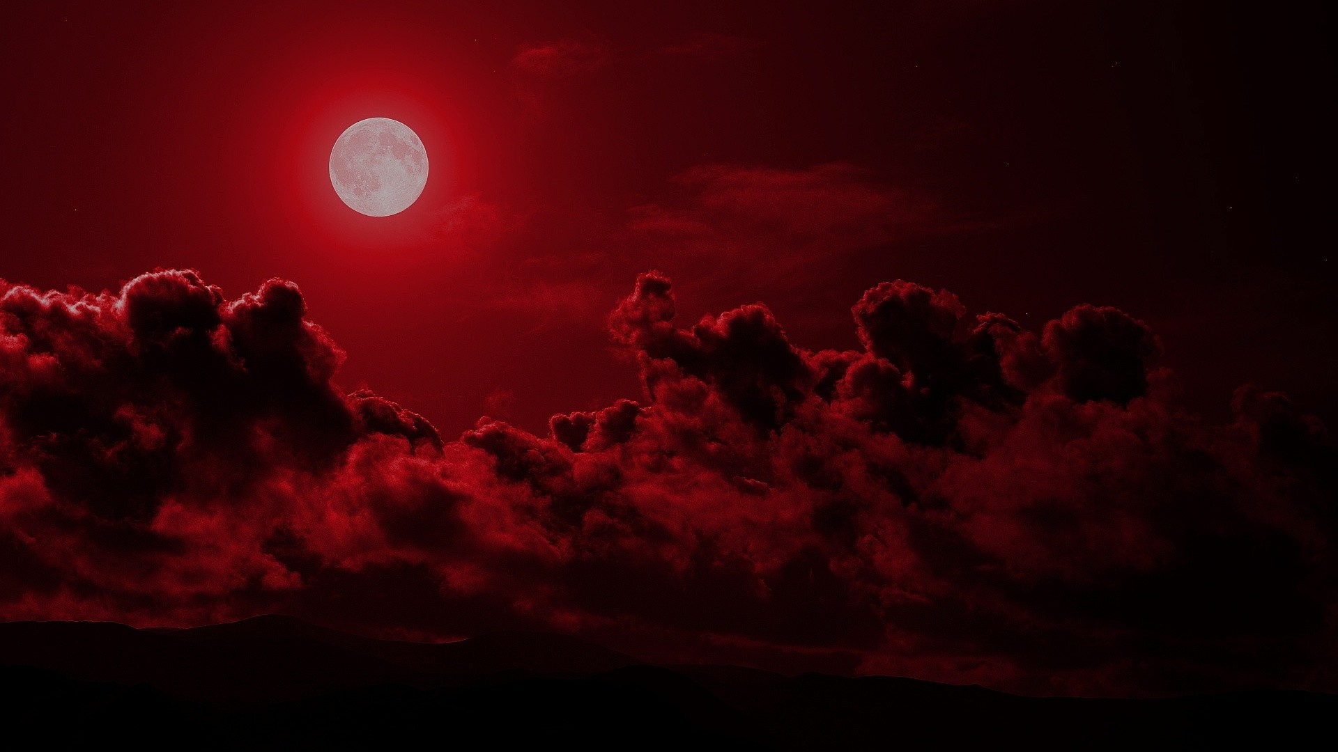 Cool Red Moon Wallpaper 
 Data Src /w/full/d/c/b/45110 - Red Moon - HD Wallpaper 