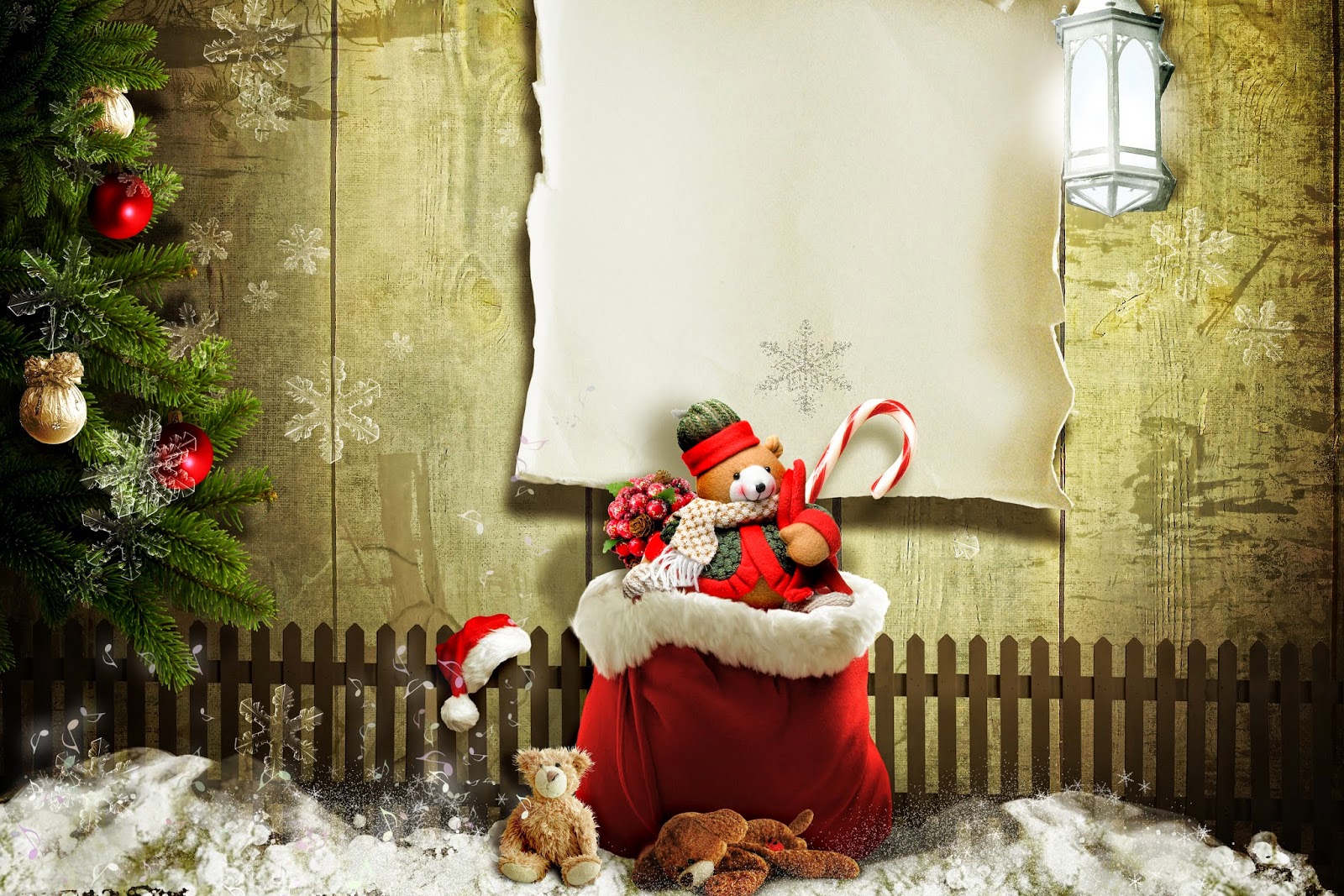 Download Tatty Teddy Wallpapers To Your Cell Phone - Christmas Gift Wallpaper Hd - HD Wallpaper 
