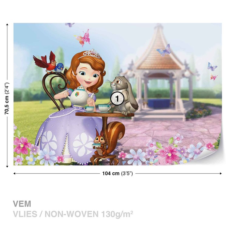 Disney Sofia First Wallpaper Mural - Sofia The First - HD Wallpaper 
