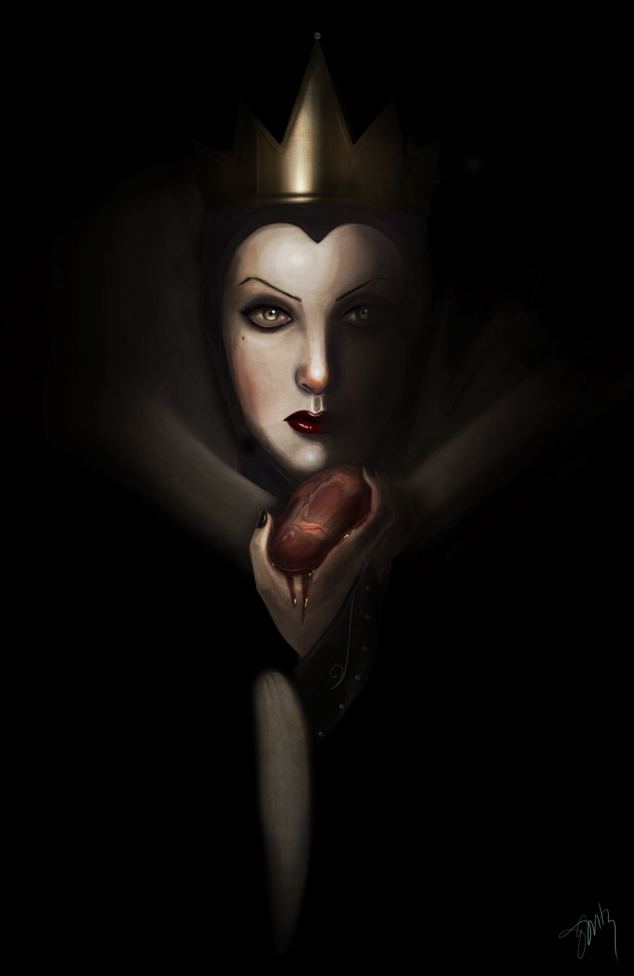 Disney, Snow White, And Evil Queen Image - Dos Vilões Da Disney - HD Wallpaper 