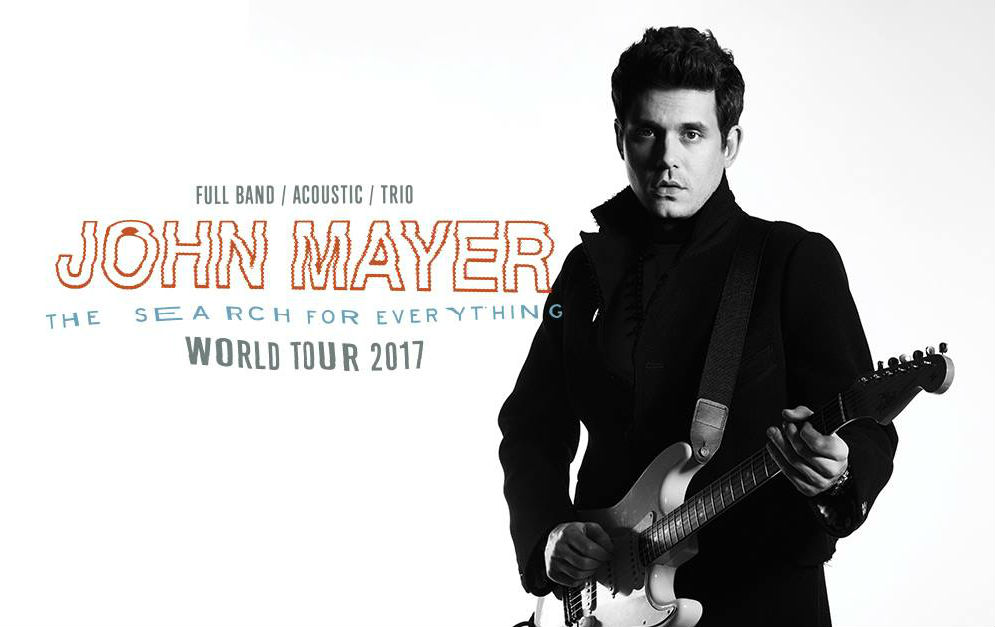 John Mayer World Tour 2017 - HD Wallpaper 