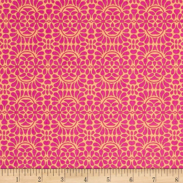 Liberty Garden Libby S Lace Pink - Metallic Design Color - HD Wallpaper 