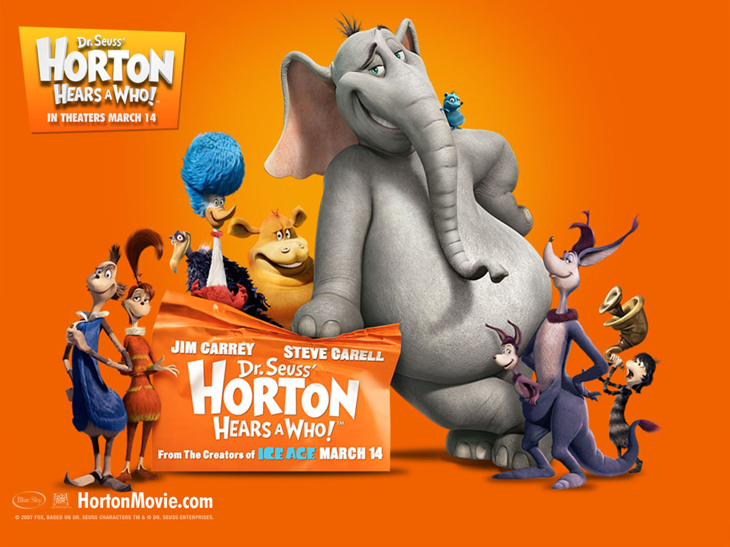 Trailer , Pictures , Video Clips , Wallpaper - Dr Seuss Horton Hears - HD Wallpaper 