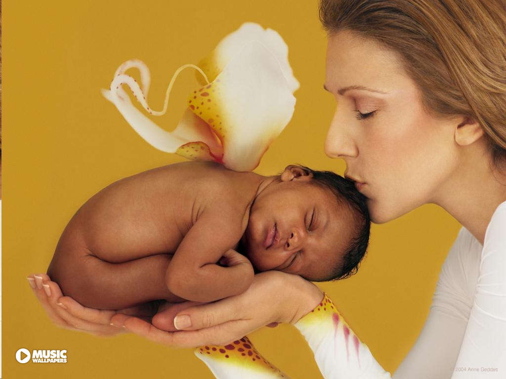 Celine Dion Wallpaper - Anne Geddes Celine Dion Miracle Book - HD Wallpaper 